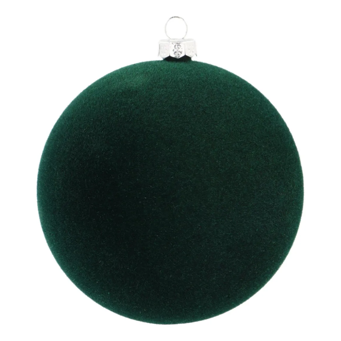 Dark Green Velvet Unbreakable Christmas Bauble