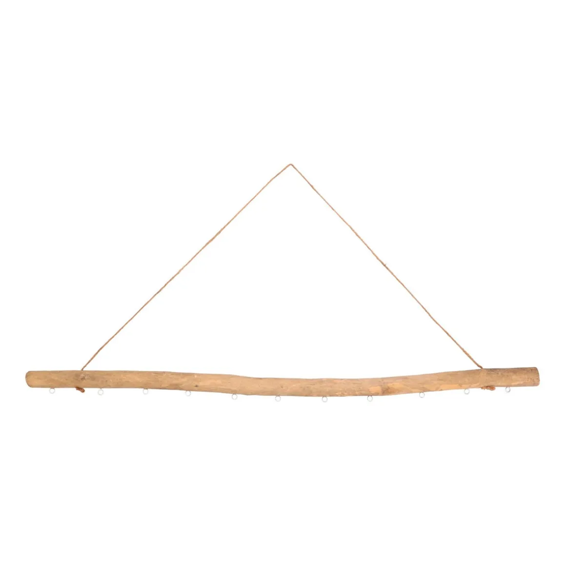 Decorative Hanging Branch With Hooks 90cm Brown