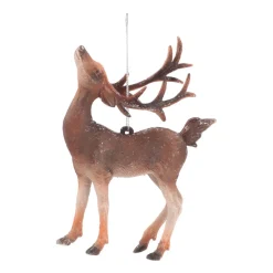 Deer Christmas Ornament | Brown | 14 Cm