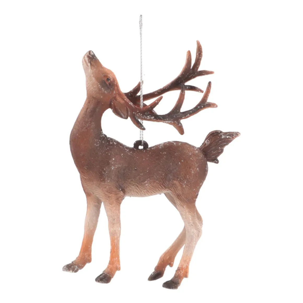 Deer Christmas Ornament | Brown | 14 Cm