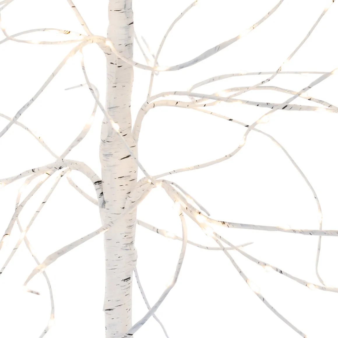 Elegant White Birch Tree With LED Lights
