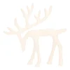 Elegant White Reindeer With Head Down