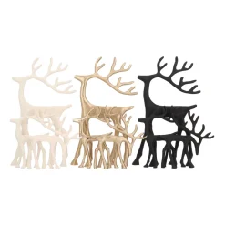 Elegant White Reindeer With Head Down