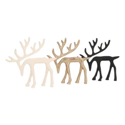 Elegant White Reindeer With Head Down