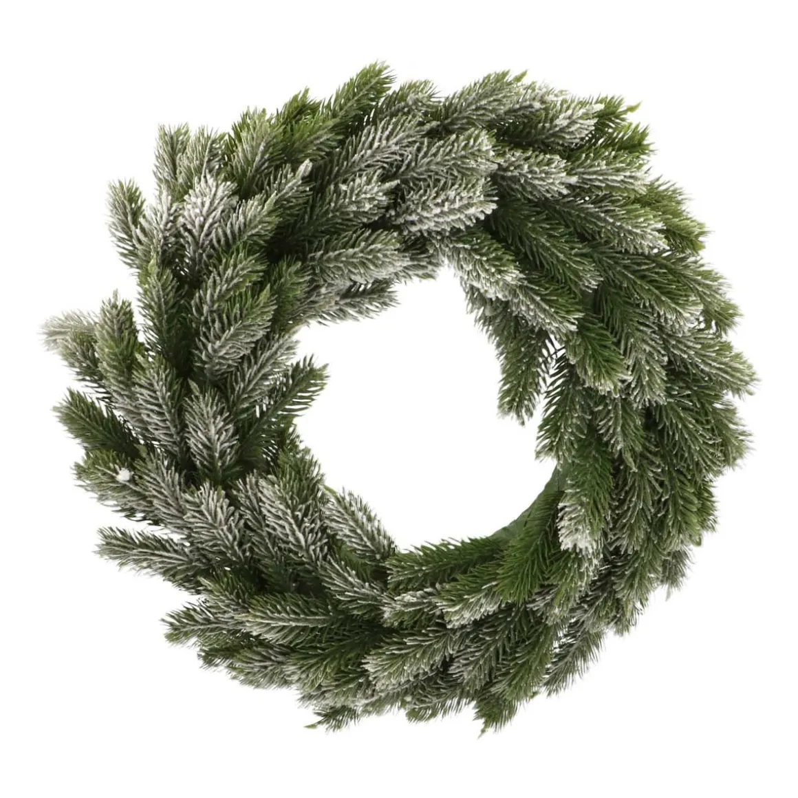 Fir Wreath Winter Frost 50cm