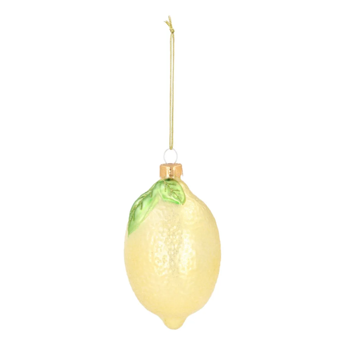 Fresh Lemon Ornament For A Cheerful Tree