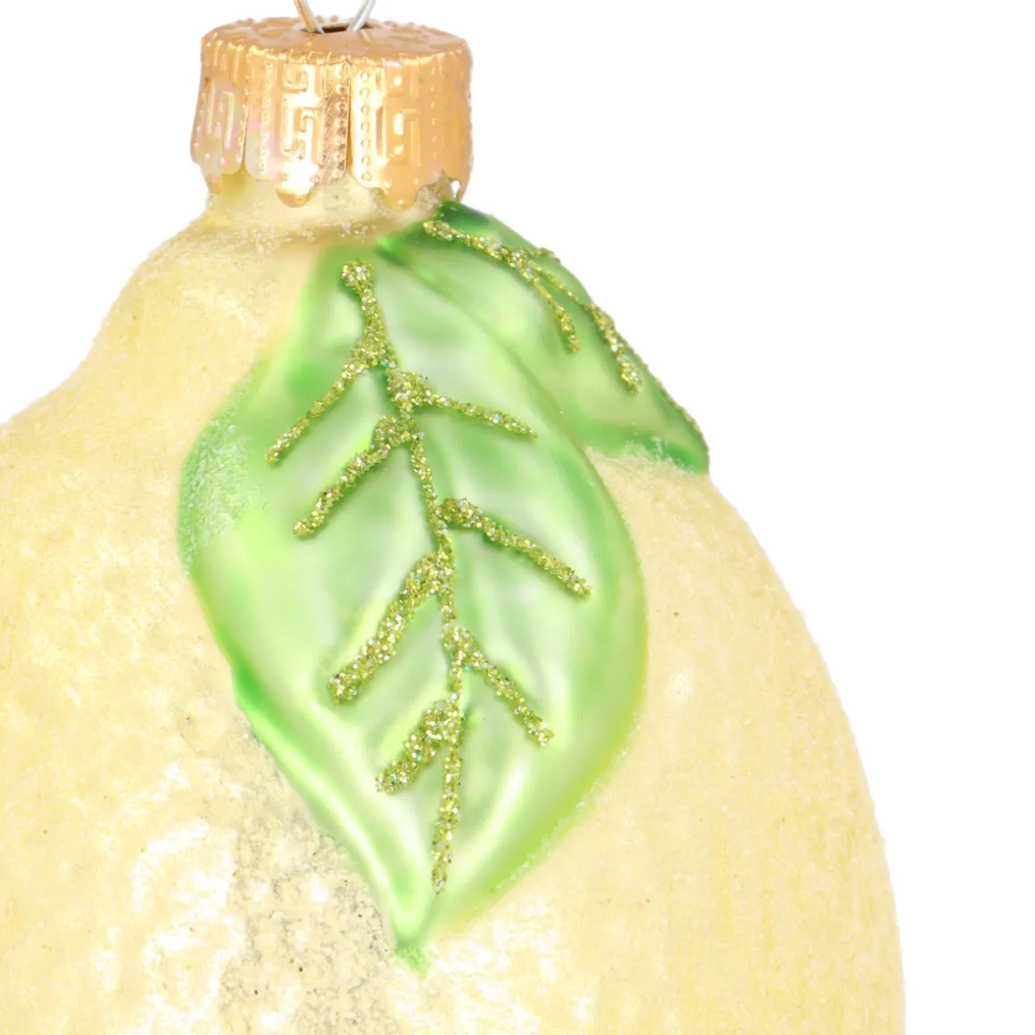 Fresh Lemon Ornament For A Cheerful Tree