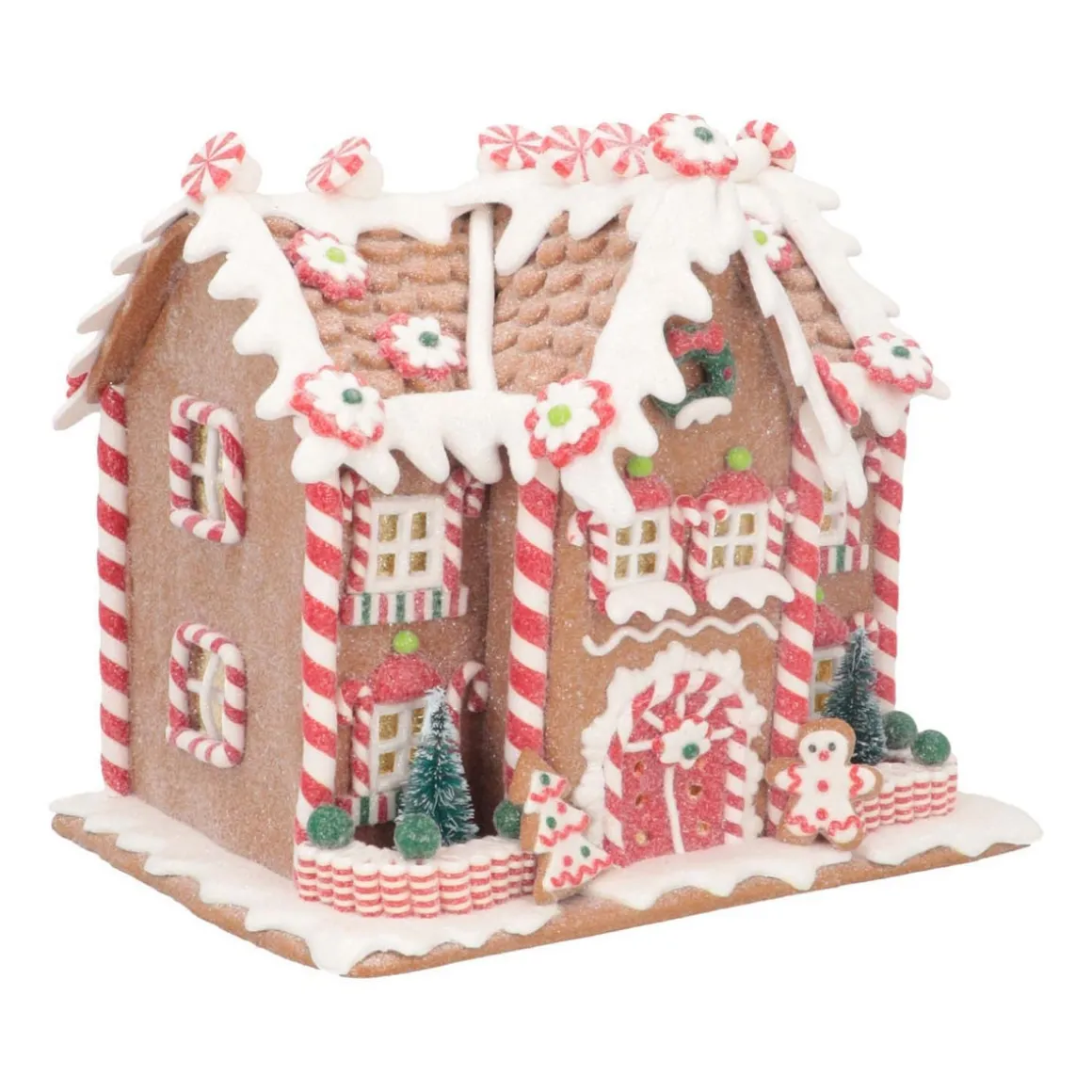 Gingerbread House | Handcrafted | LED | 20cm High
