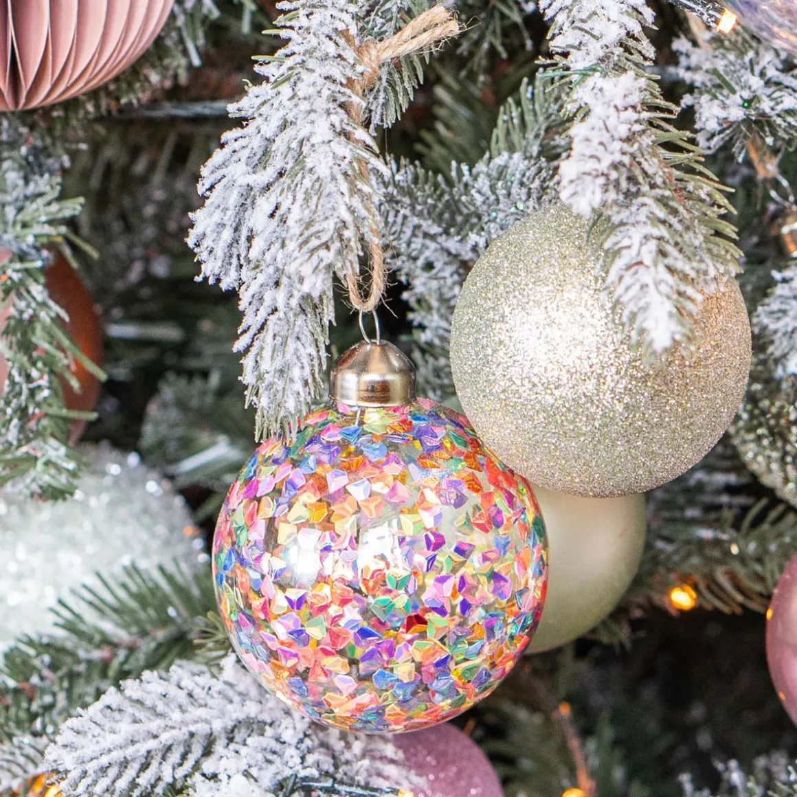 Glass Bauble Confetti | Multicolour | 8 Cm