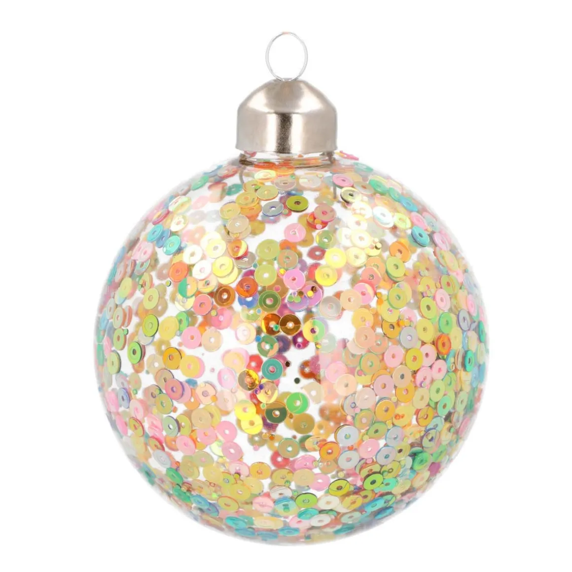 Glass Bauble Sequins | Multicolour | 8 Cm