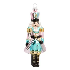 Glass Christmas Ornament Nutcracker King | 16 Cm