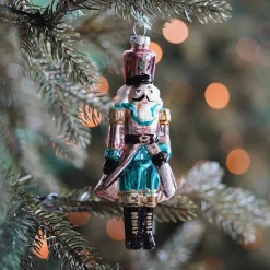 Glass Christmas Ornament Nutcracker King | 16 Cm