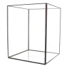 Glass Lantern With Metal Edges