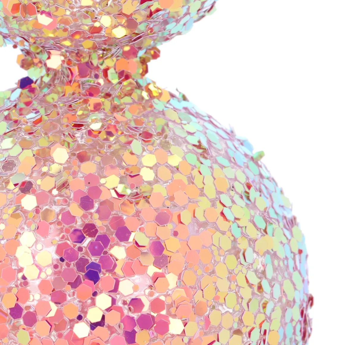 Glass Tree Topper With Galaxy Glitters