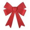 Glitter Christmas Bow 35cm Christmas Red