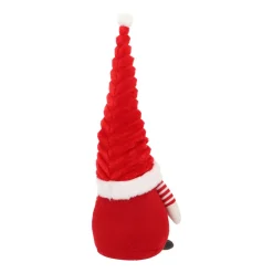 Gnome In Red Outfit With Bendable LED Hat