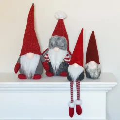 Gnome With Burgundy Red Hat 30cm