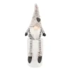 Gnome With Floppy Legs And Grey Hat With Heart 40cm