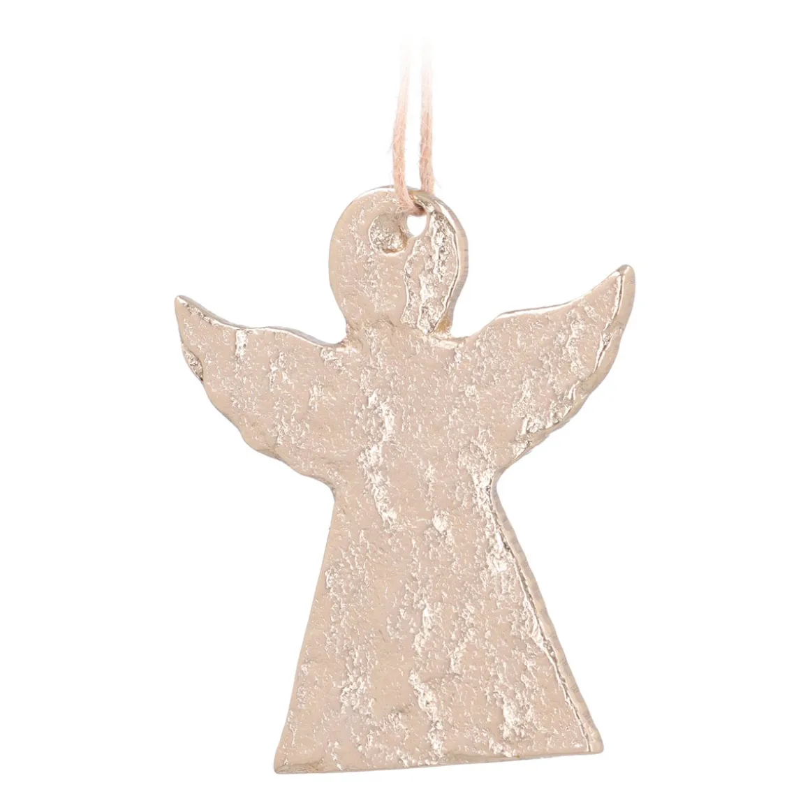 Gold Aluminum Angel Ornament