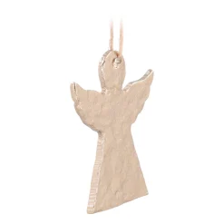 Gold Aluminum Angel Ornament