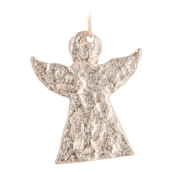 Gold Aluminum Angel Ornament