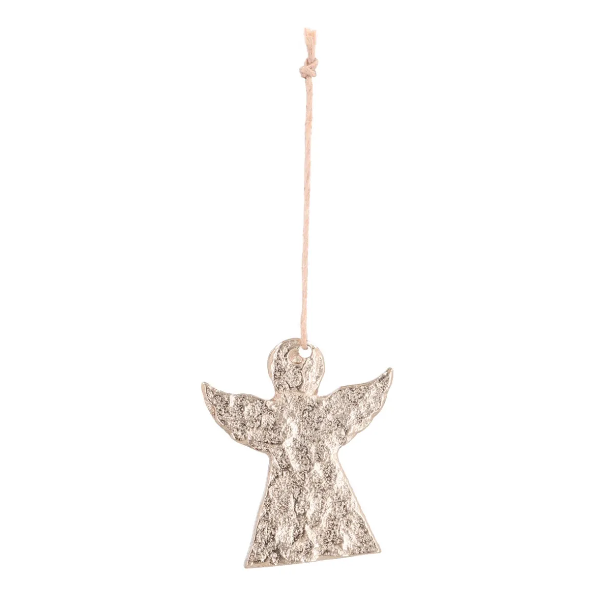 Gold Aluminum Angel Ornament