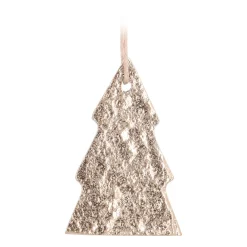Gold Aluminum Christmas Tree Ornament