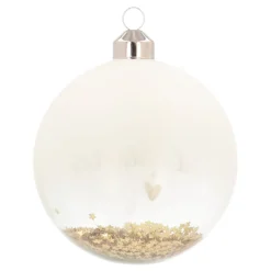 Gold Christmas Bauble 'Baby's First Christmas'