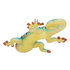 Gold Gecko Ornament For An Exotic Christmas Decoration