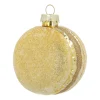 Gold Macaron Christmas Ornament