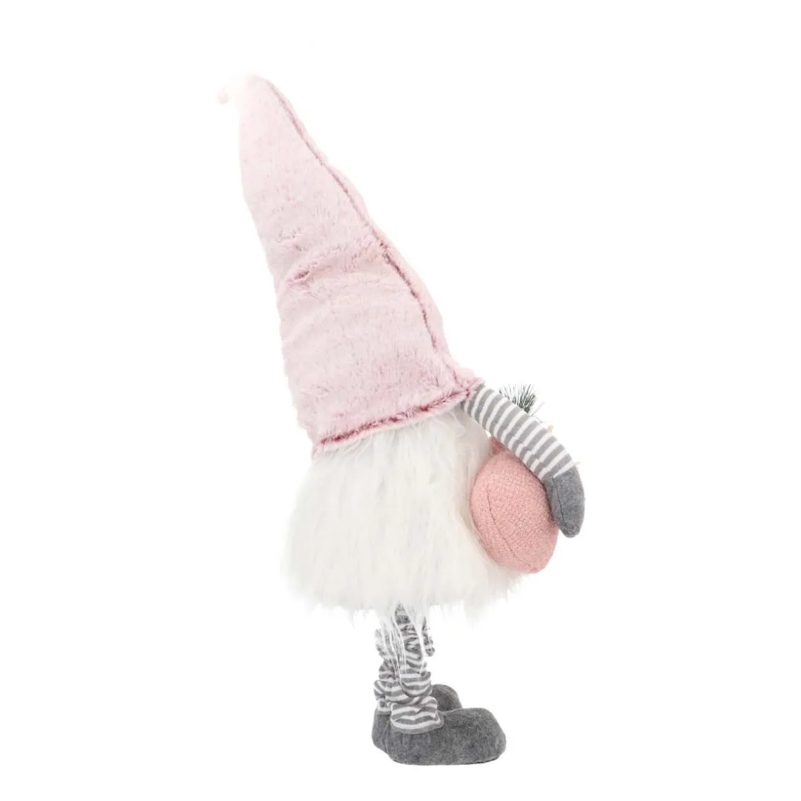 Gonk With Extendable Legs | Pink Grey | 108 Cm