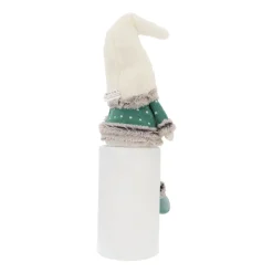 Green Gnome With LED Nose And Scandinavian Sweater