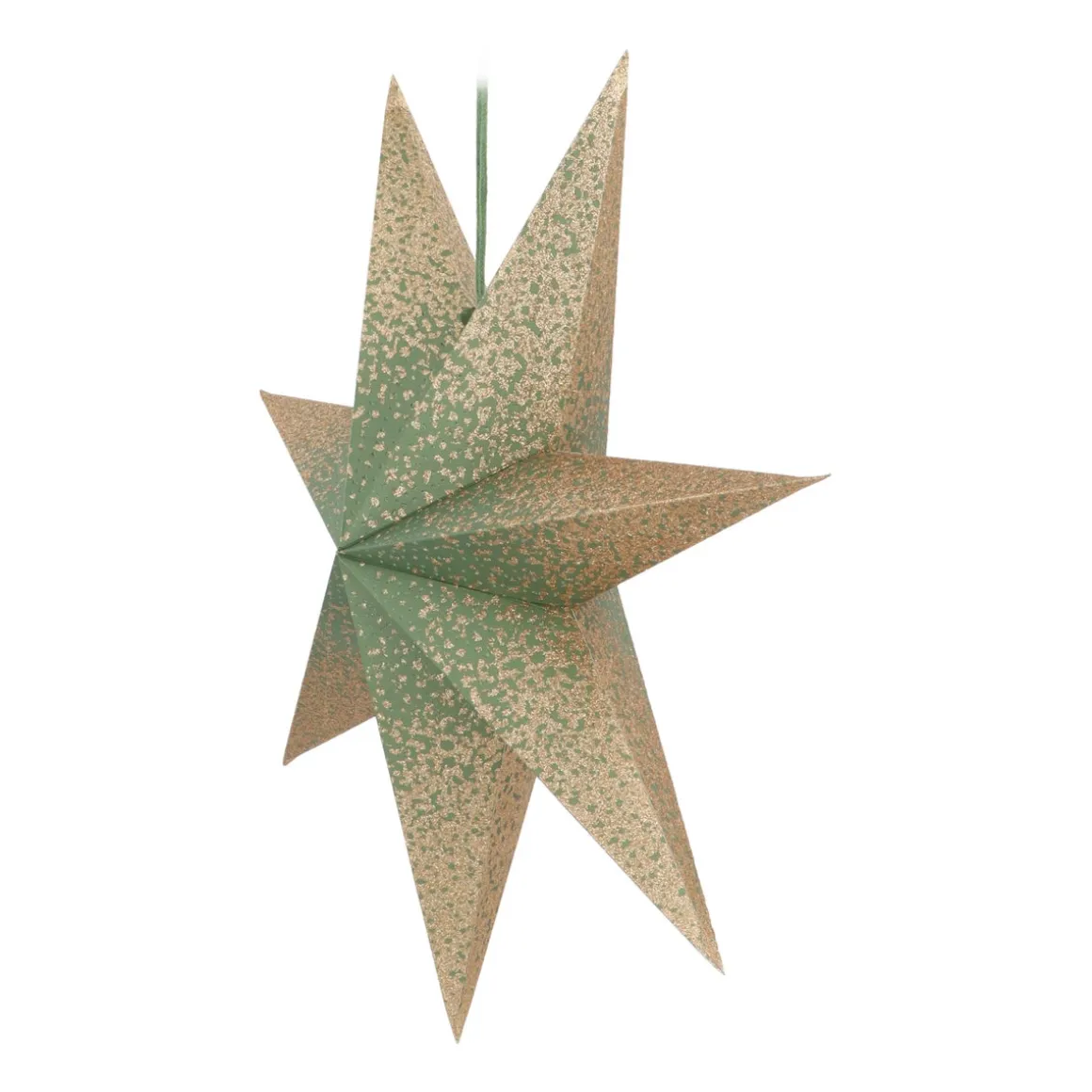 Green Paper Star Lantern 45 Cm