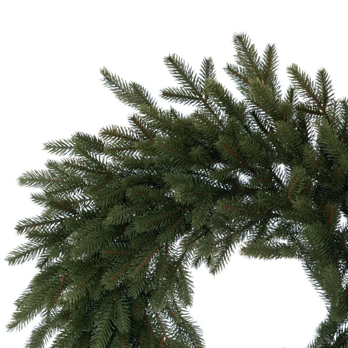 Green Realistic Christmas Wreath 60 Cm