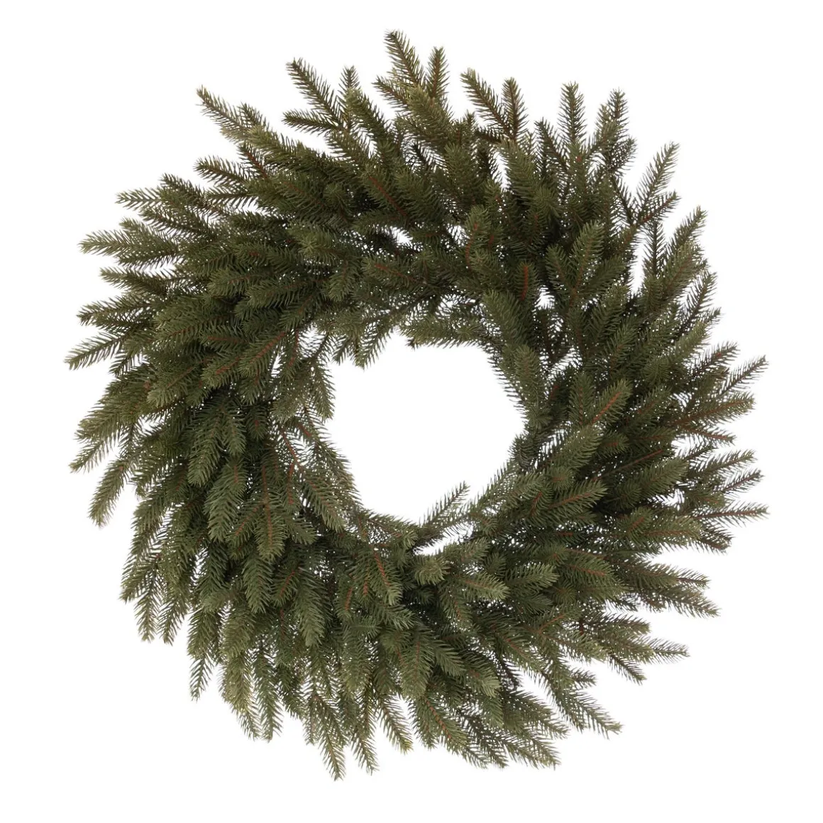 Green Realistic Christmas Wreath 60 Cm