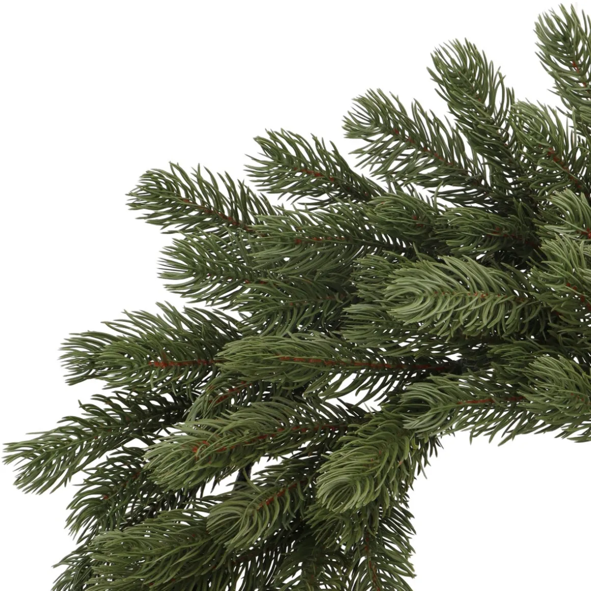 Green Realistic Christmas Wreath 50 Cm