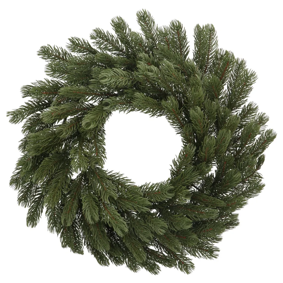 Green Realistic Christmas Wreath 50 Cm
