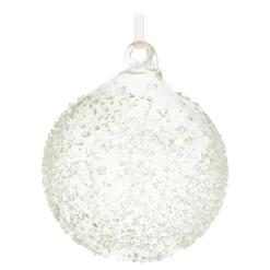 Handmade Eucalyptus Christmas Bauble With Speckles