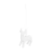 Hanger Reindeer Porcelain 6 Cm White
