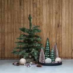 Houten Dienblad Rond 30cm Zwart