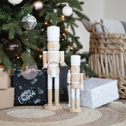 Large Wooden Nutcracker With Drum