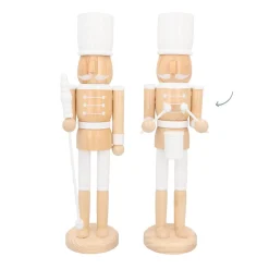 Large Wooden Nutcracker With Drum