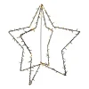 LED 3D Star | Warm White Light | Indoor & Outdoor Use | Timer | 60 Cm