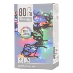 LED Lights With 80 Colorful Bulbs