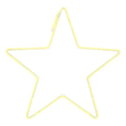 LED Neon Star | Warm White Light | Indoor & Outdoor Use | 50 Cm