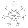 LED Snowflake | Warm White Light | Indoor & Outdoor Use | 40 Cm