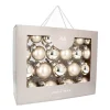 Luxurious Light Gold Bauble Set 44 Pieces In A Handy Box
