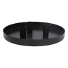 Magnetic Candle Tray | Ø 25 Cm | Matte Black | Includes Candle Holders