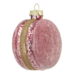 Mauve Macaron Christmas Ornament