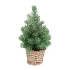 Mini Christmas Tree With Frost 30cm